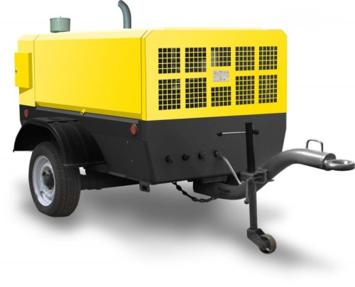 Передвижной дизельный компрессор КВ-8/8П